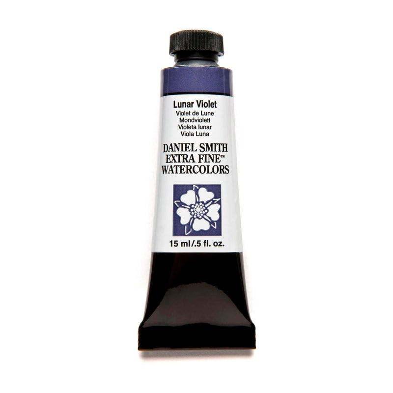 DANIEL SMITH Extra Fine Watercolor 15ml Paint Tube, Lunar Violet, 0.51 Fl Oz (Pack of 1) - Image 1